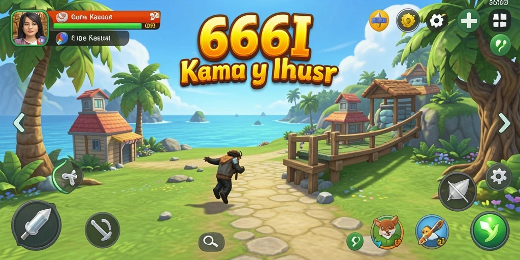 Tampilan antarmuka user-friendly dari game Kasual 666I.
