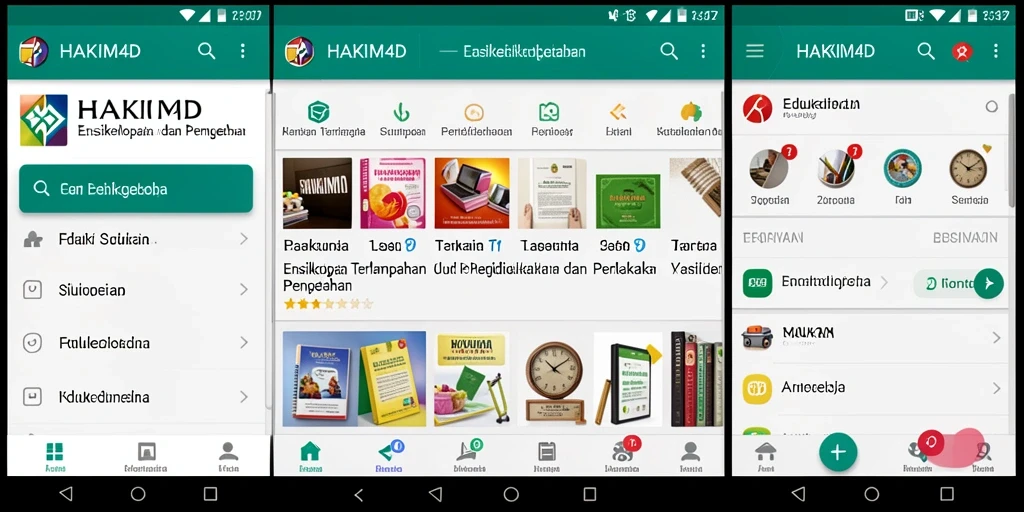Tampilan antarmuka HAKIM4D yang informatif dan mudah digunakan.