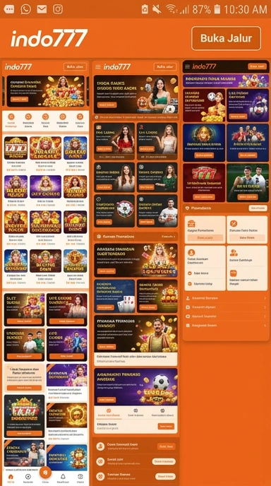 Tampilan link alternatif indo777